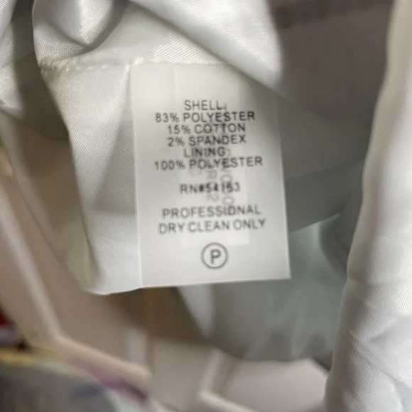 Tommy Hilfiger Dress Womens 10 White Blue Stripe Sheath Sleeveless - Picture 4 of 7